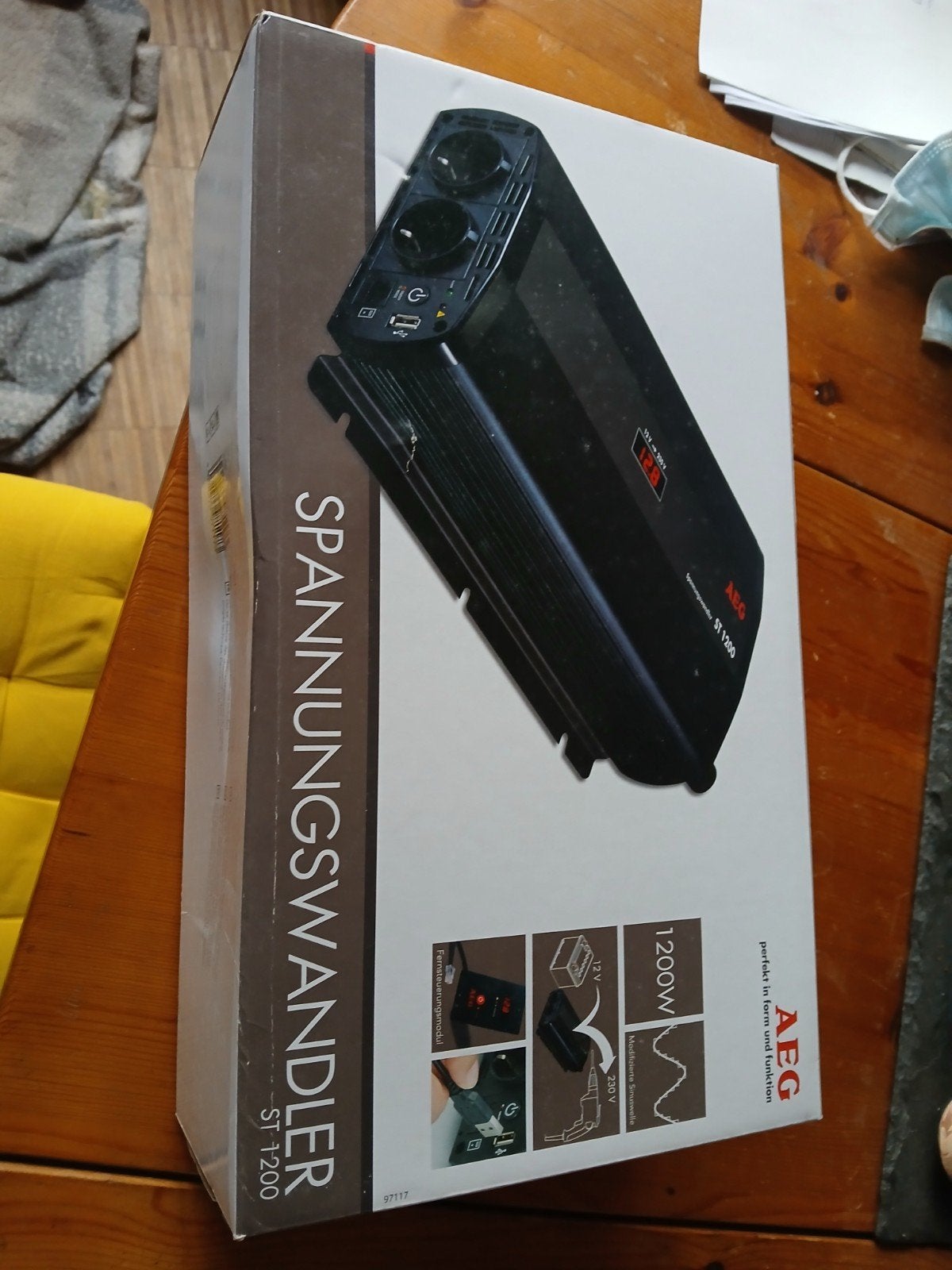 omvormer 12v naar 220 volt camper aeg, Ophalen of Verzenden