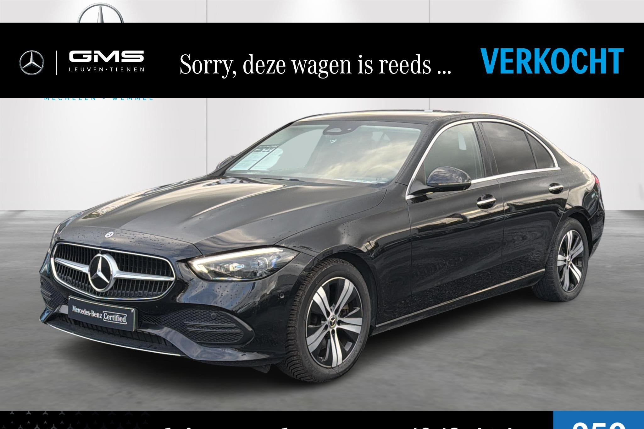 Mercedes-Benz C-klasse C 200 Business Line, Automaat, 4 deurs, Zwart, 4 cilinders