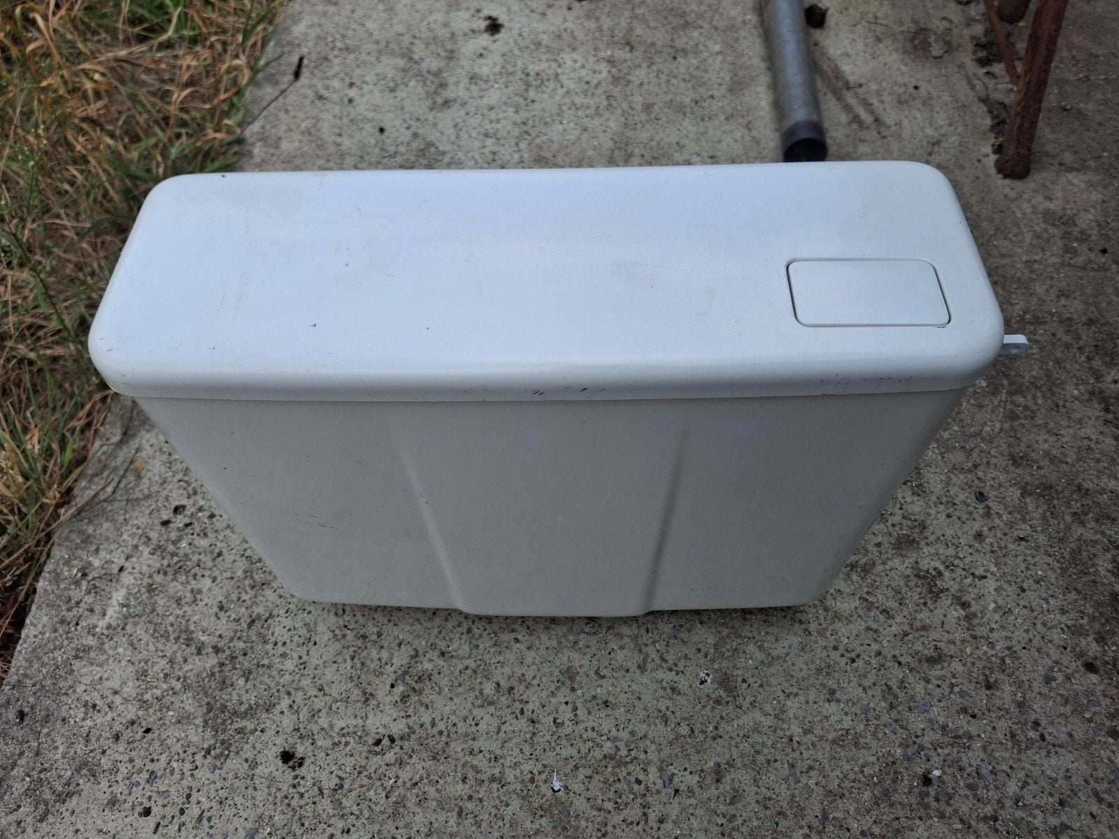 Jachtbak met afvoerbuis, Doe-het-zelf en Bouw, Sanitair, Ophalen, Zo goed als nieuw, Koper, Toilet