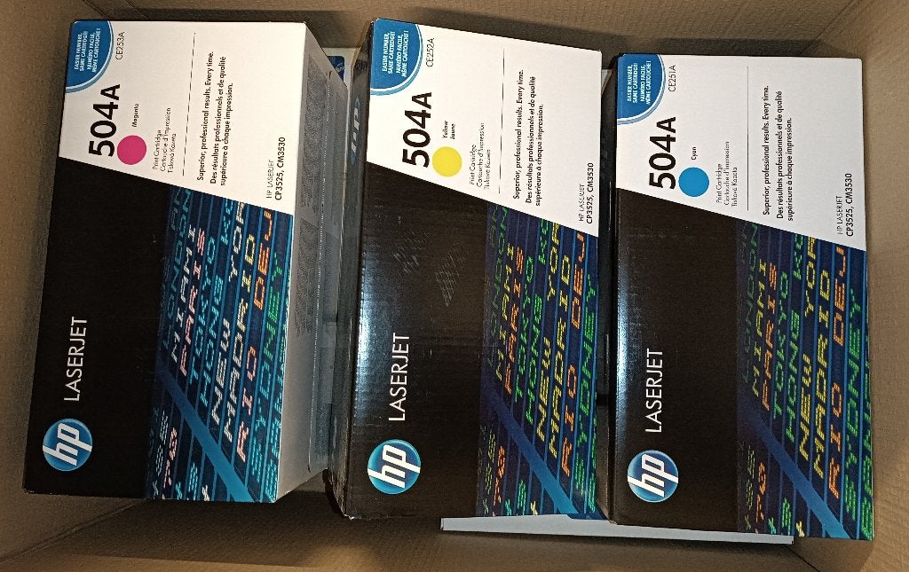 Lot de 10 copies de toners couleur HP (4 photos), Informatique & Logiciels, Enlèvement, Neuf, Toner, HP