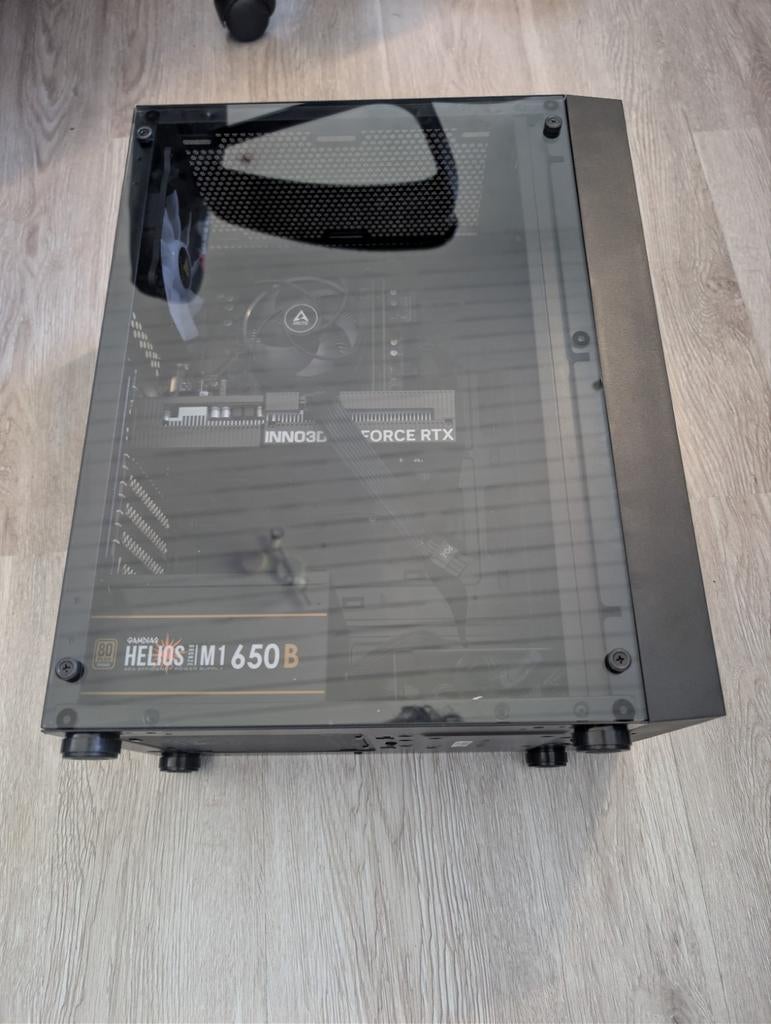 Sterke Game pc,Rtx 5060,Ryzen5 5600, 16gb ram,512gb geheugen, Ophalen, DDR4, Nieuw, Desktop