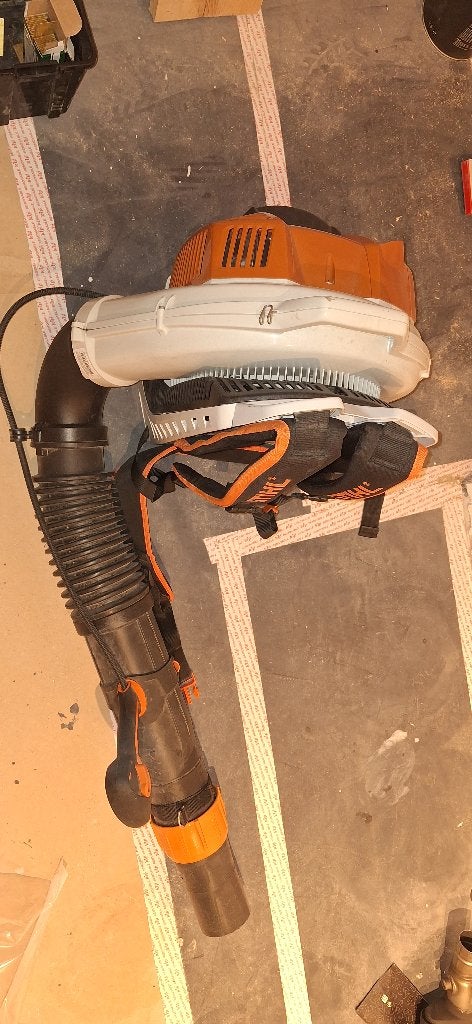 Stihl bladblazer, Jardin & Terrasse, Comme neuf, Enlèvement, STIHL Combi/Multisysteem, Porté à dos