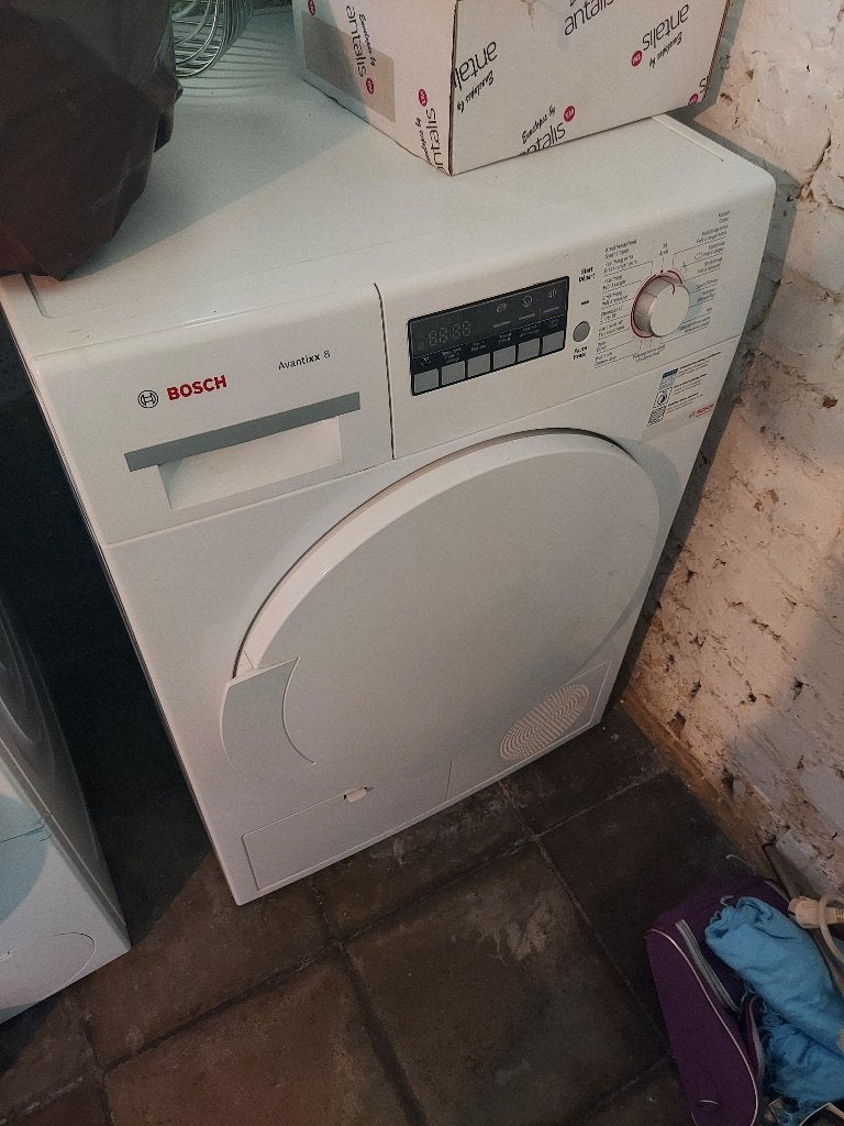 Un sèche -linge bosch, Ophalen, 6 tot 8 kg, Gebruikt, Voorlader