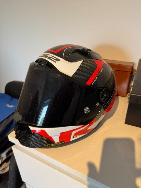Integraalhelm LS2 carbon, Motoren, M, Dames, Integraalhelm, Tweedehands