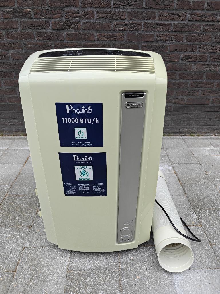 Mobiele airco DeLonghi Pinguino PAC AN112 Silent: 99€., Elektronische apparatuur, Airco's, Ophalen, Gebruikt, Timer, 3 snelheden of meer
