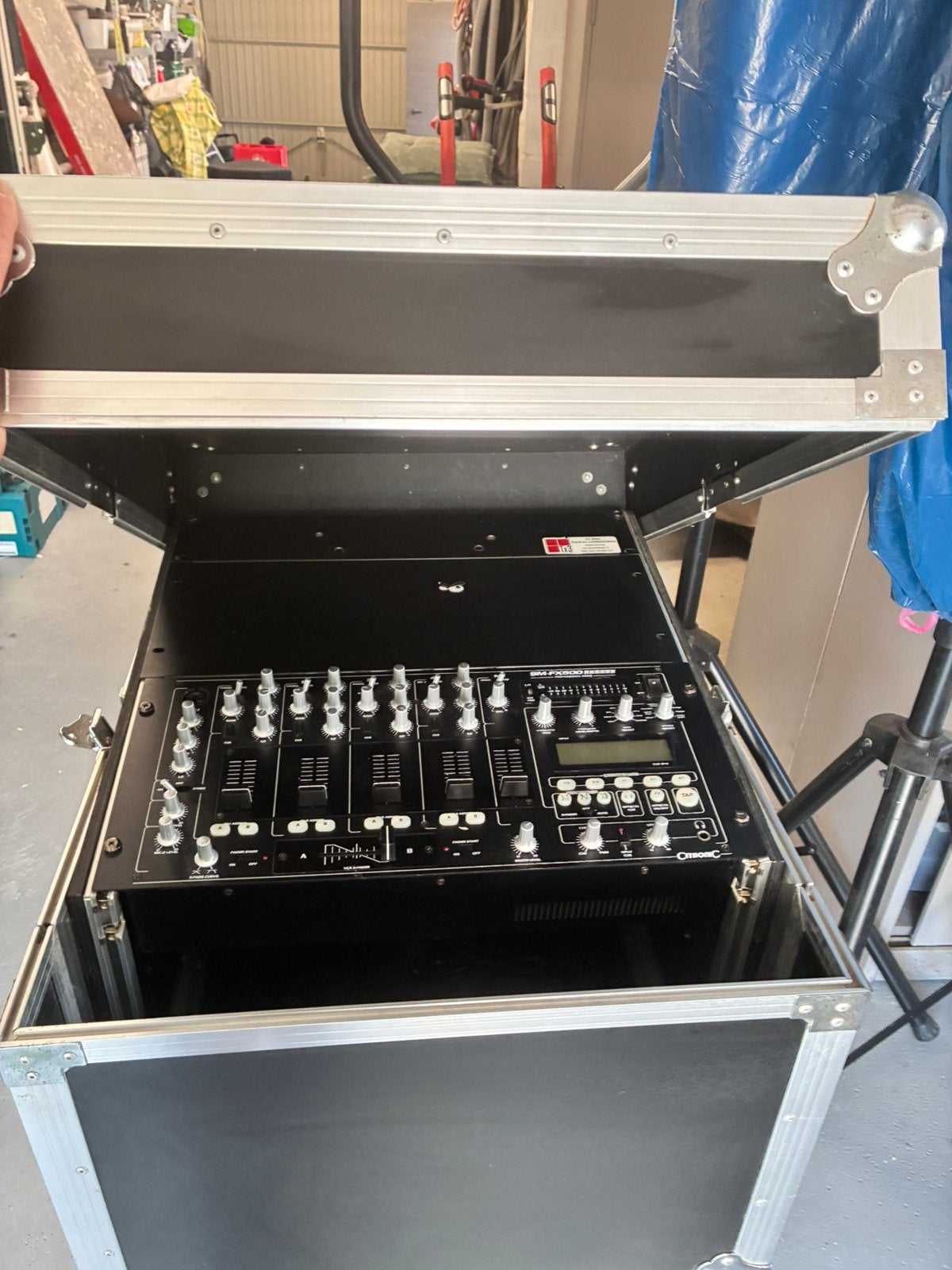 Console de mixage avec flycase, Enlèvement, Utilisé