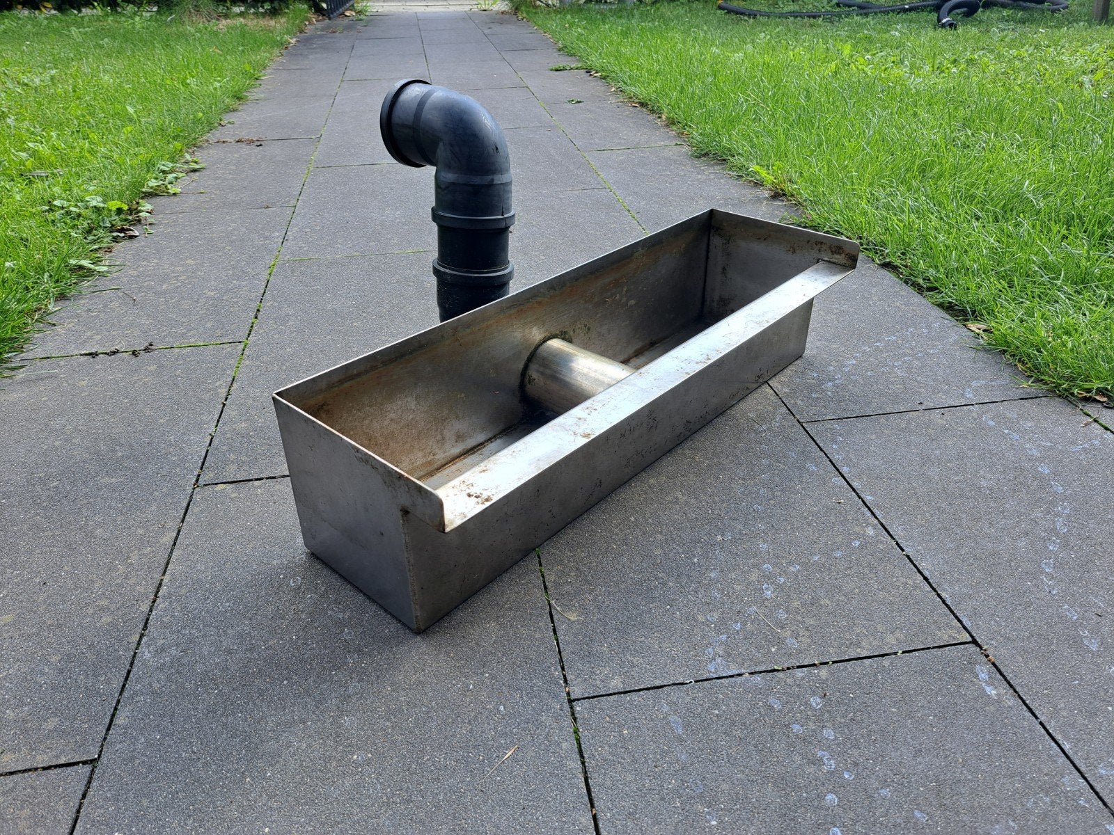 overloop vijver, Tuin en Terras, Ophalen, Gebruikt, Inox, Waterval