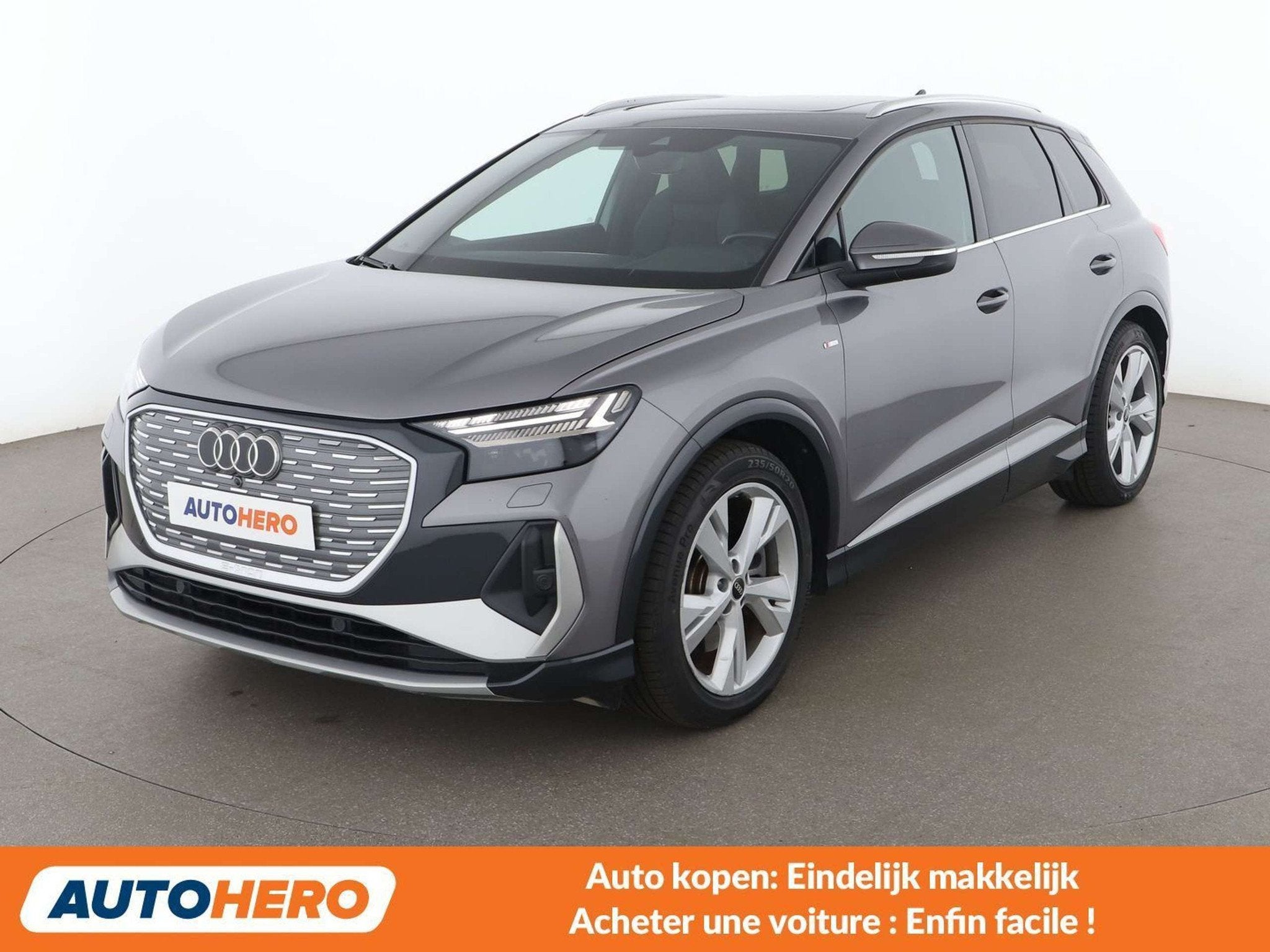 Audi Q4 e-tron 40 (bj 2021, automaat), Auto's, Automaat, Achterwielaandrijving, Gebruikt, https://public.car-pass.be/vhr/219df505-a356-4742-aaa0-a9b3b1792f8a