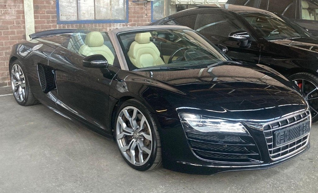 Audi R8 Spyder V10 5.2 FSI quattro | 525 ch | 82 779 km, Cuir, Achat, Beige, 2 portes