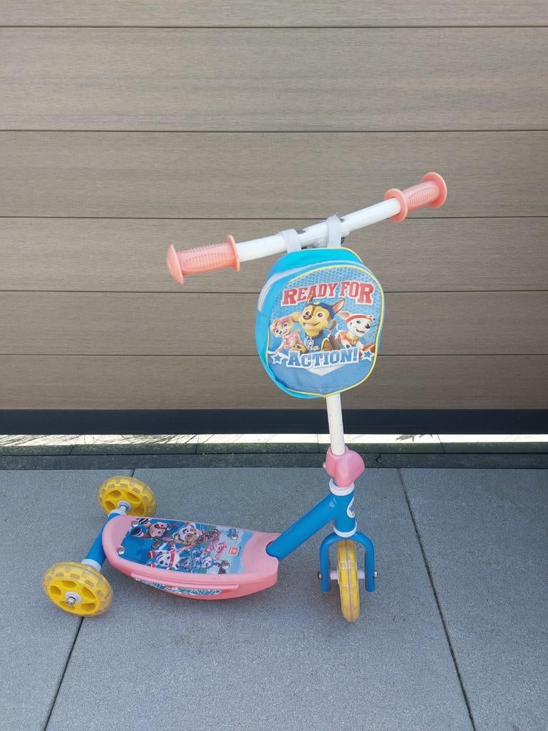 Step Paw Patrol. Drie wielen., Ophalen, Gebruikt, Gewone step