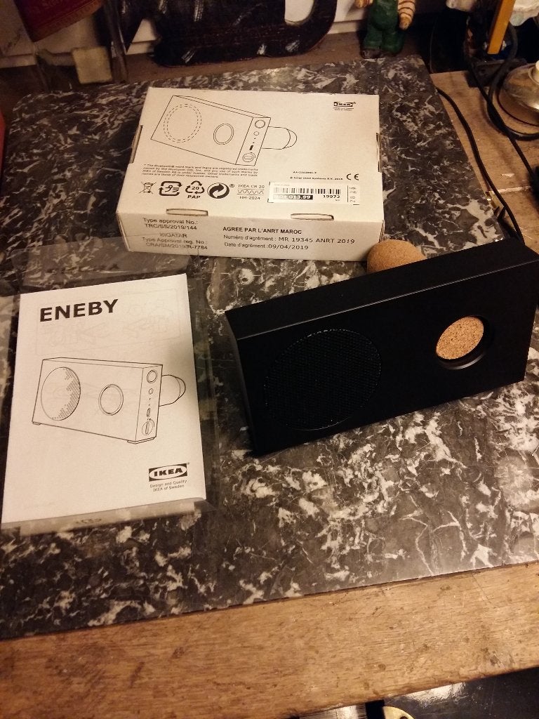 Ikea Eneby Bluetooth-luidspreker, AUX-ingang, Ophalen of Verzenden, Gebruikt, IKEA