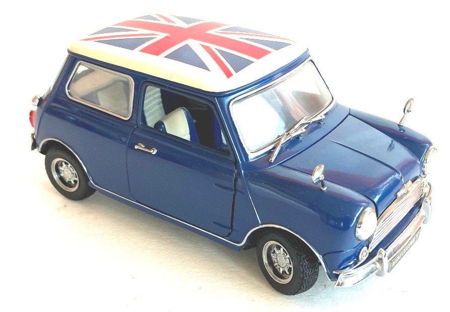 Mini Cooper 1275S Union Jack Kyosho 1:18., Enlèvement ou Envoi, Comme neuf, Voiture, Kyosho