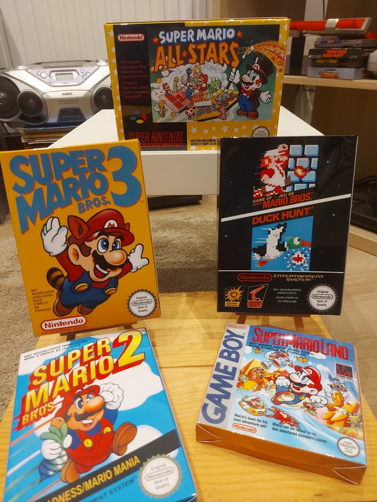 Boîtes custom non officielles pour jeux rétro – Lot de 5, Ophalen of Verzenden, Nieuw