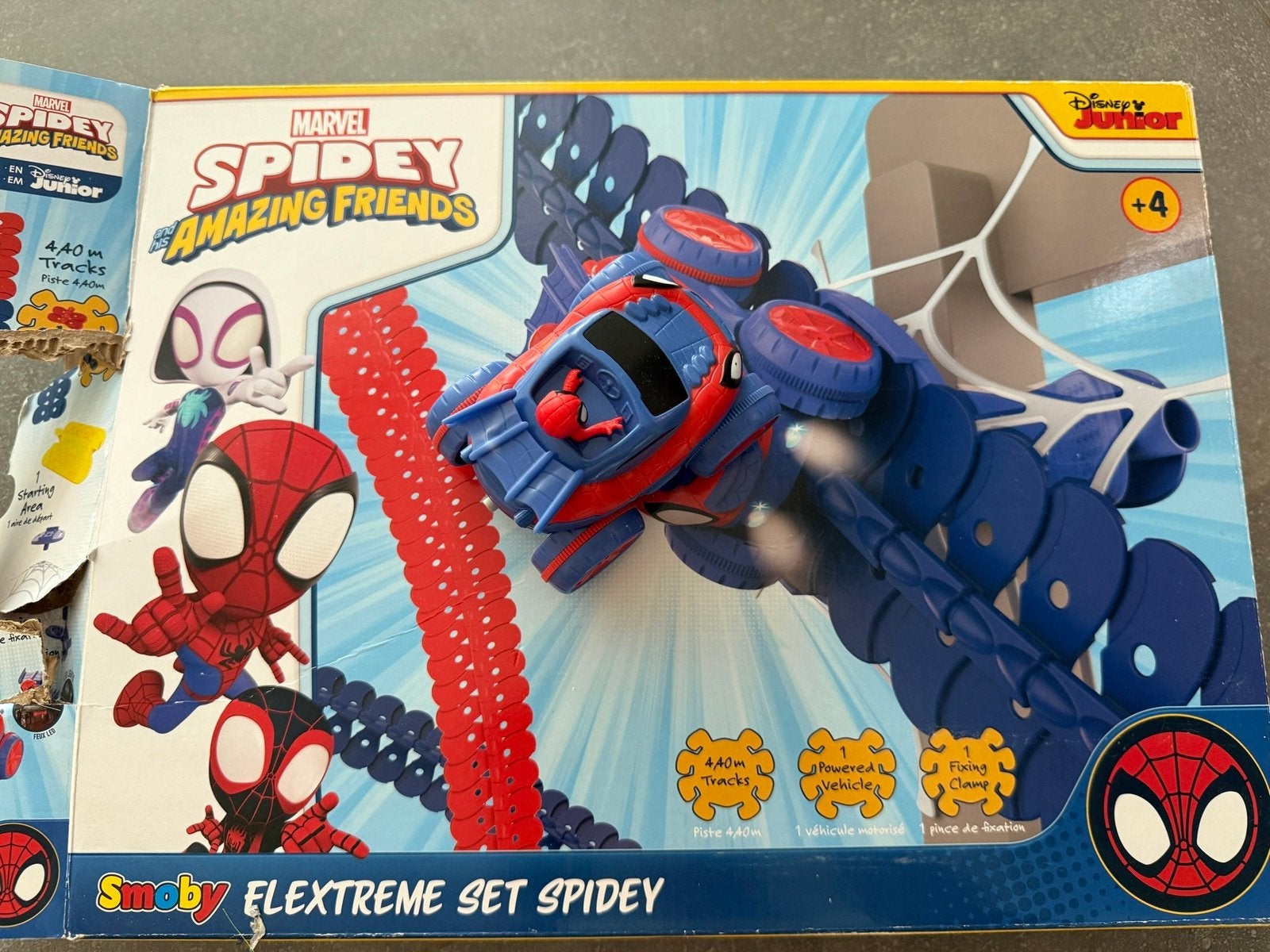 Spidey - Marvel - create your own track - 4 jaar, Kinderen en Baby's, Speelgoed | Educatief en Creatief, Ophalen, Gebruikt