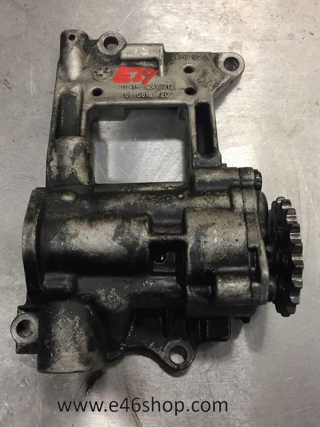 Oliepomp BMW 3.0 diesel m57 motor E46 E39 360 E61 E38 E65 X3, -, Utilisé, -, Enlèvement ou Envoi