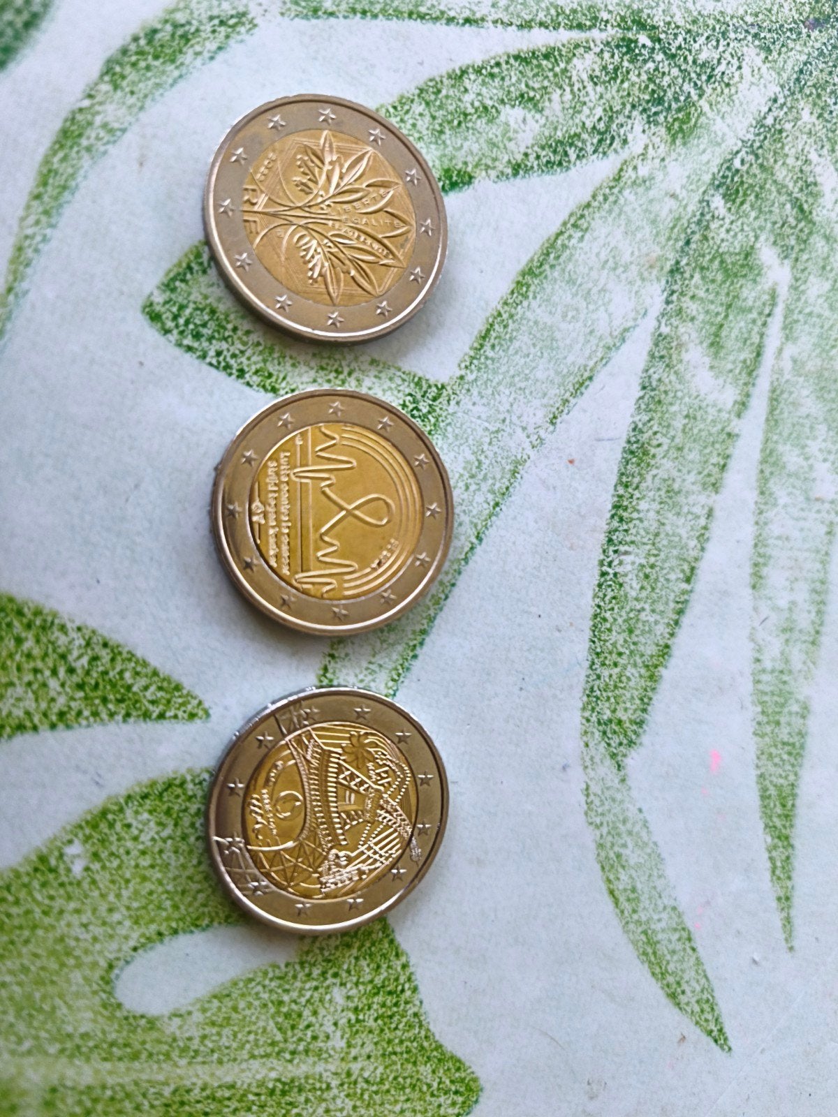 2 euro levensboom FR + Kanker BE + OlympSp FR, Ophalen of Verzenden, België, 2 euro