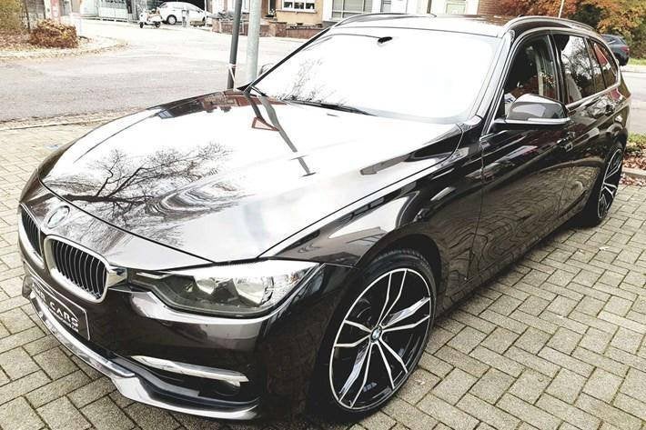 bmw 318i luxury line leer, verw zetels winter/zomerband, Achterwielaandrijving, Euro 6, Zwart, Leder