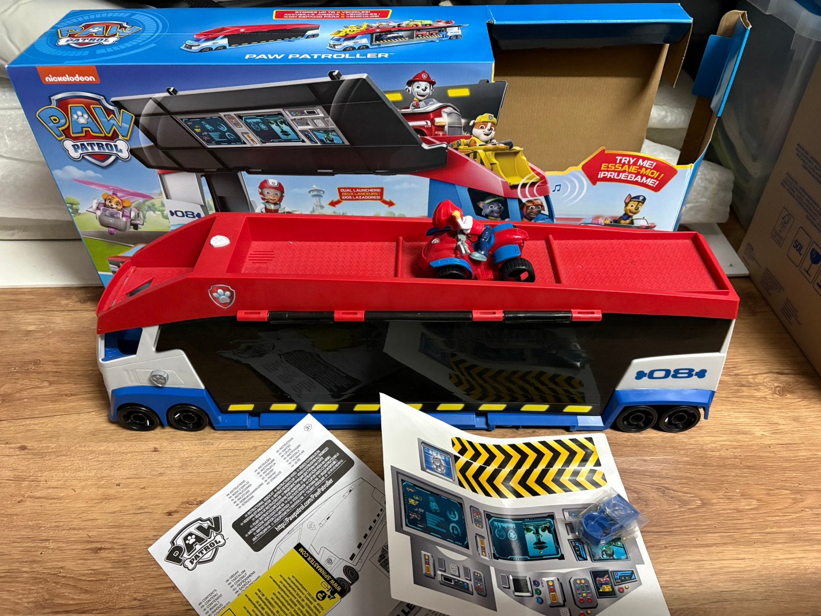 Paw patrol paw patroller, Enlèvement, Comme neuf