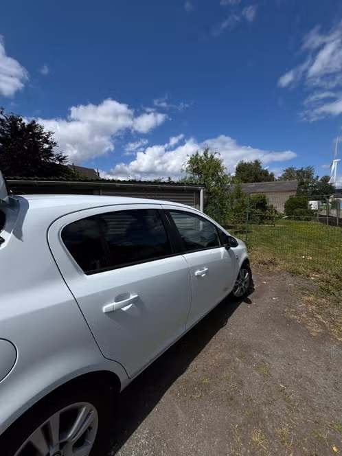 opel corsa D, Auto's, Voorwielaandrijving, Zwart, 4 cilinders, Leder en Stof
