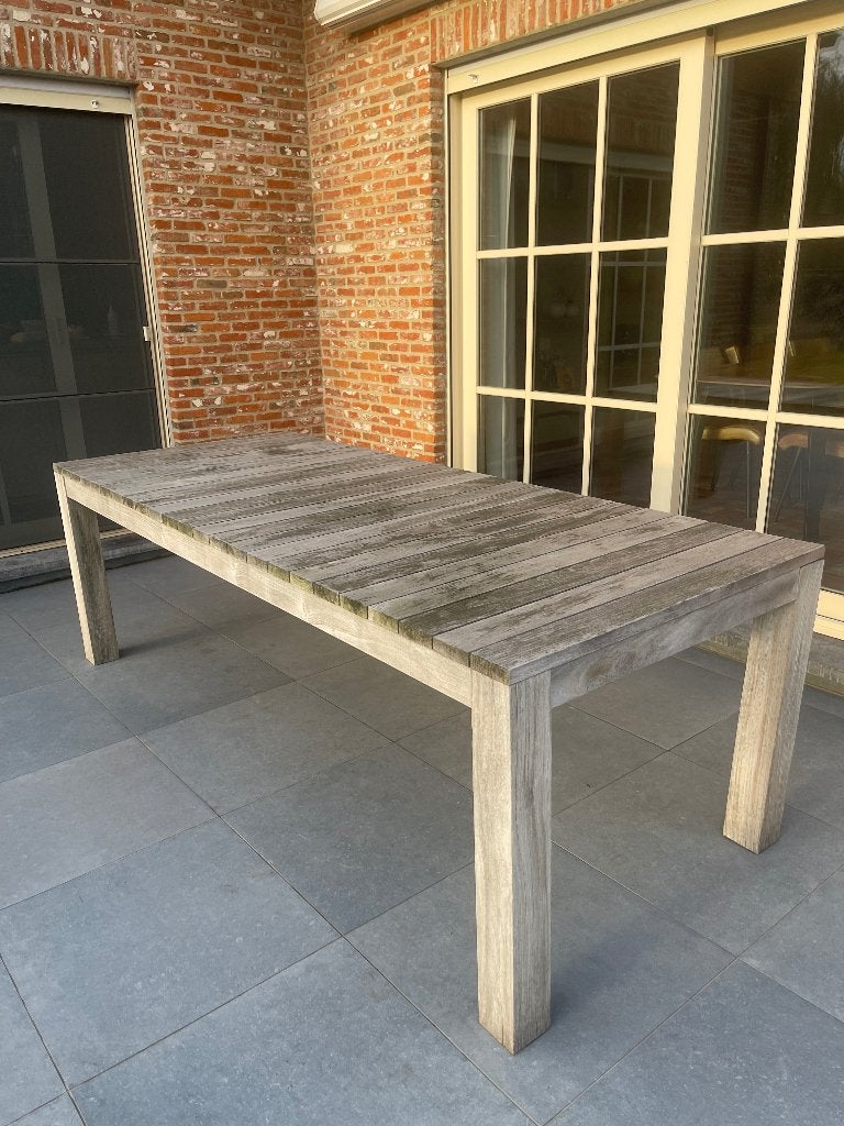 Tuintafel teak, Ophalen, Gebruikt, Rechthoekig, Teakhout