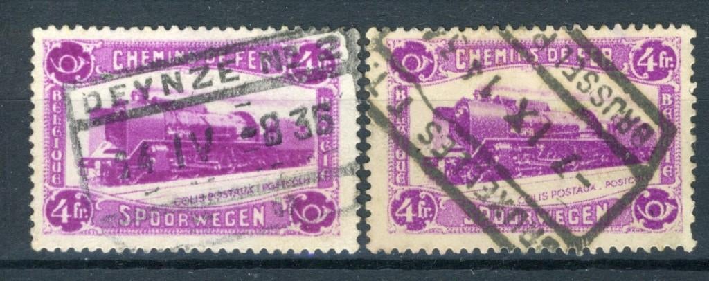 (B) TR176 gestempeld 1934 - Spoorwegzegels voor pakketten, Ophalen of Verzenden, Gestempeld, Gestempeld