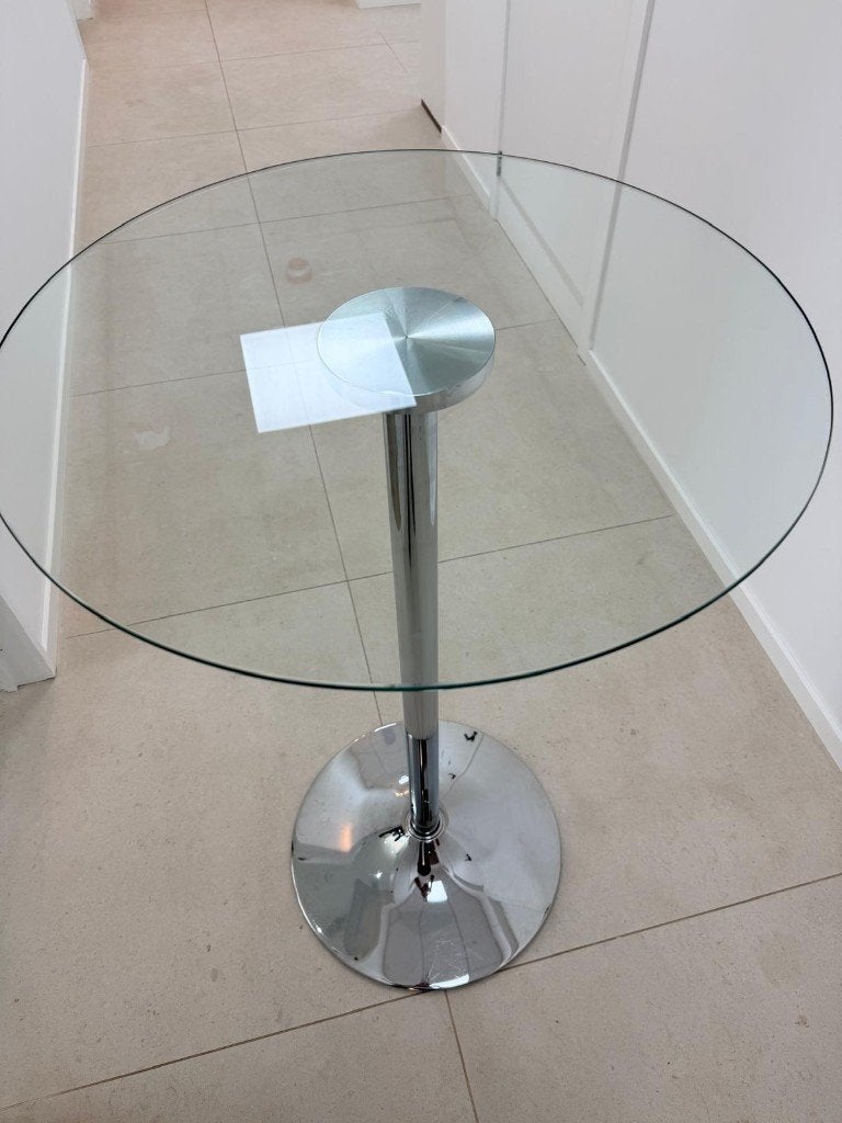 Bartafel glass te koop, Huis en Inrichting, Ophalen, Zo goed als nieuw
