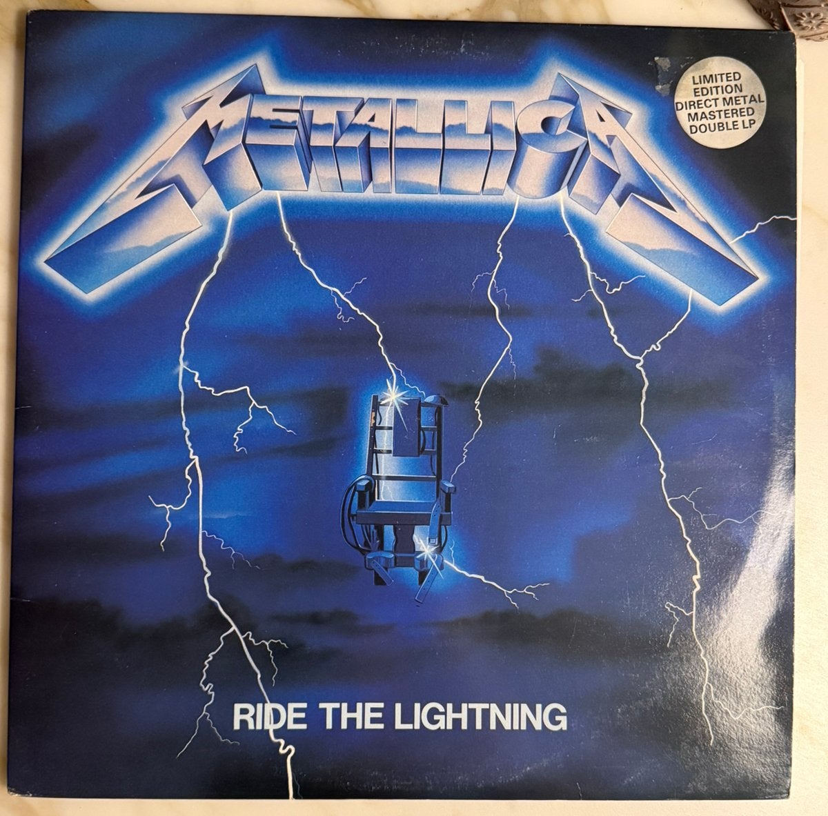 Metallica - Ride the lightning MISPRESS collector!, Ophalen of Verzenden, 12 inch, Limited edition, Dubbel-LP
