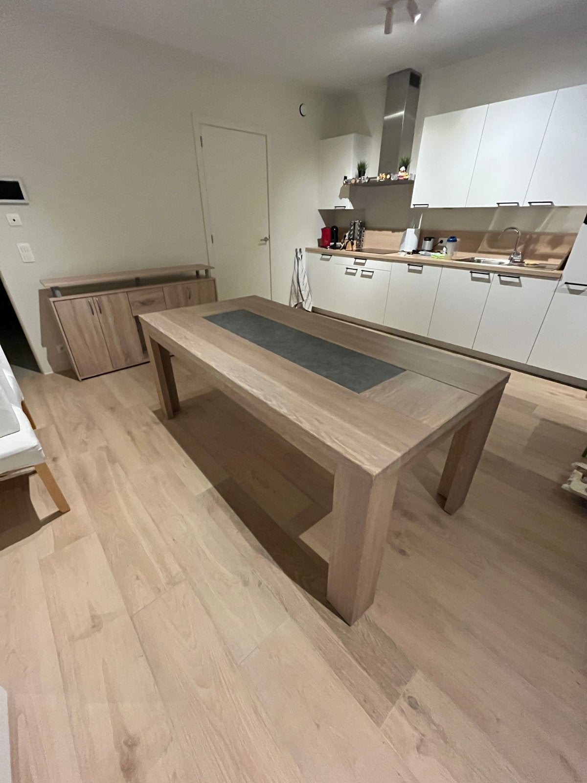 Table en bois - 6x personnes, Enlèvement, Comme neuf, Modern, 4 à 6 chaises