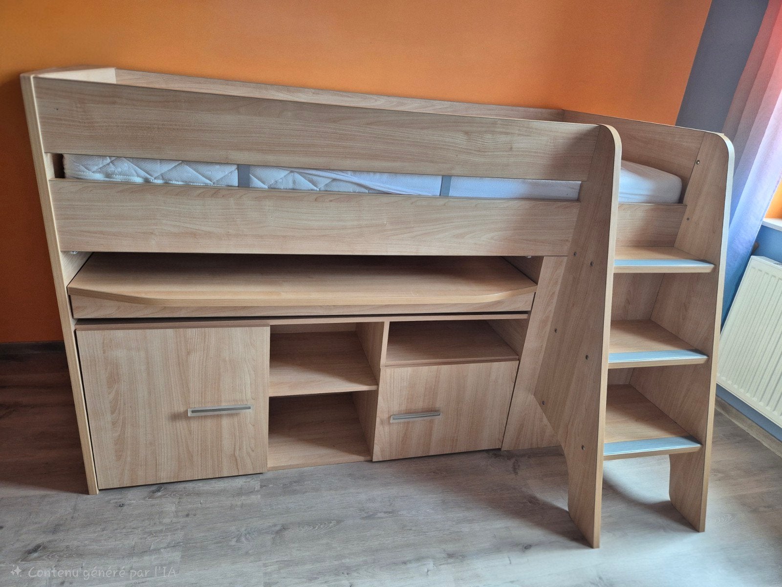 Lit bureau avec rangements, Enlèvement