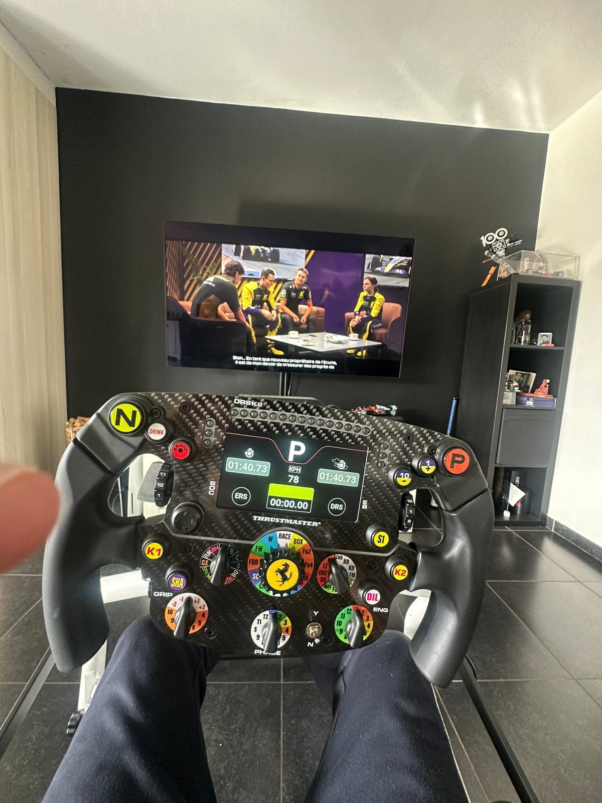 Volant Ferrari SF1000 thrustmaster, Ophalen of Verzenden, Zo goed als nieuw