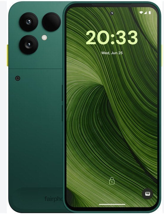 Fairphone 6 256GB Groen 5G, Télécoms, Enlèvement, Utilisé
