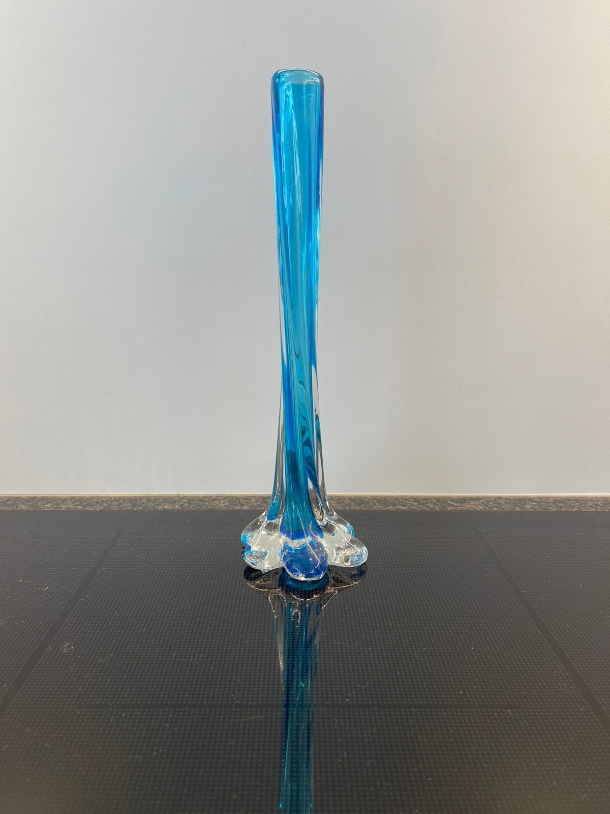 Antieke Murano / Sommerso Soliflore Glasvaas, Enlèvement ou Envoi, Comme neuf, Verre