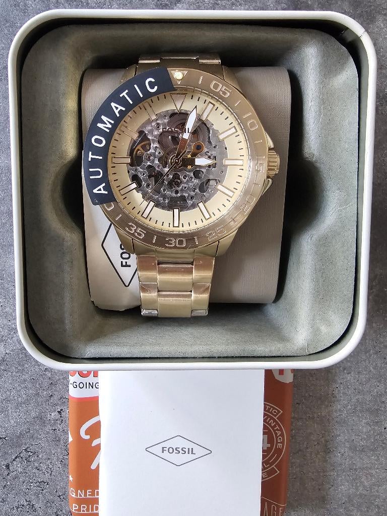 Fossil Automatic (NEUF) Gold, Enlèvement, Neuf