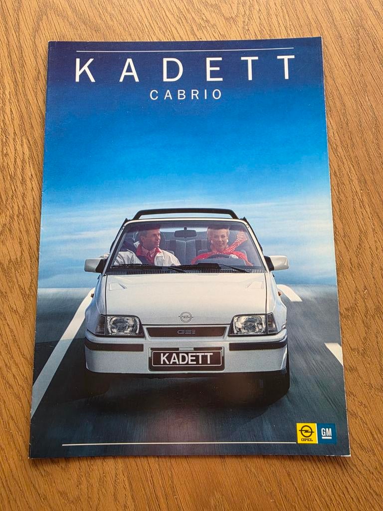 Brochure Opel Kadett Cabrio, Verzenden, Opel