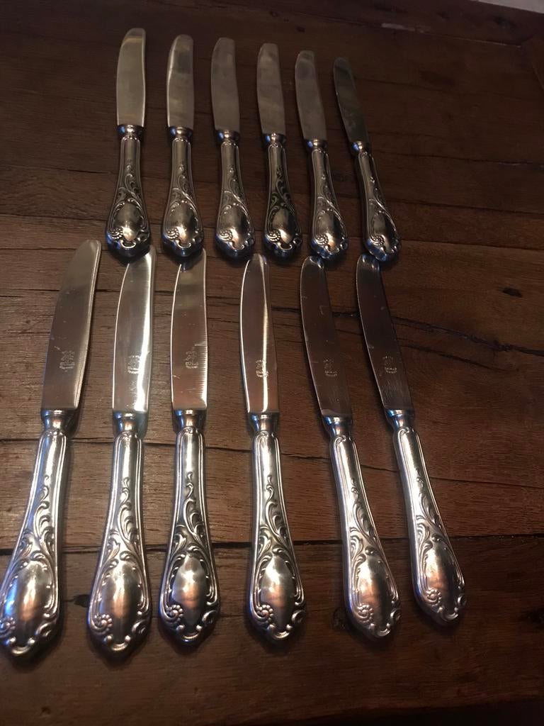 Polida Solingen rostfrei messen 12 stuks, Antiek en Kunst, Ophalen of Verzenden
