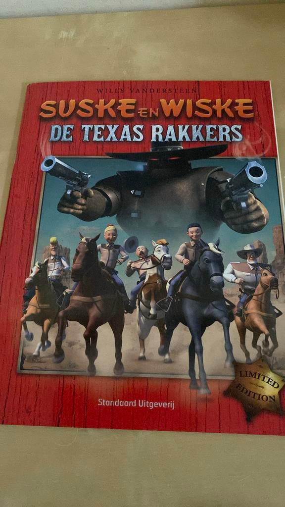 Suske en Wiske de Texas Rakkers Limited edition, Boeken, Ophalen of Verzenden, Gelezen