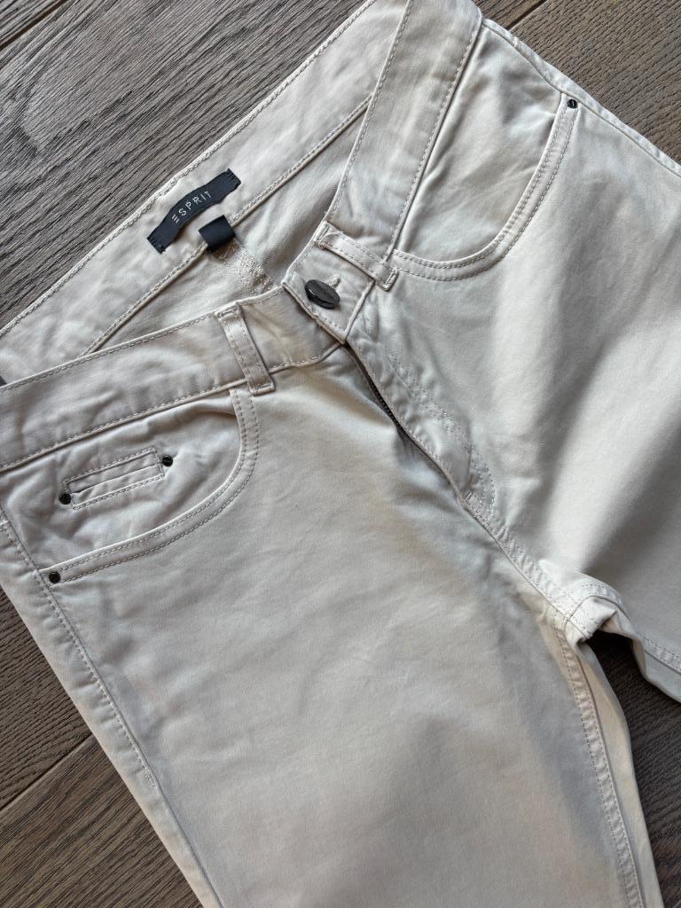 Broek Esprit maat 38, Kleding | Dames, Broeken en Pantalons, Maat 38/40 (M), Beige, Ophalen of Verzenden, Zo goed als nieuw