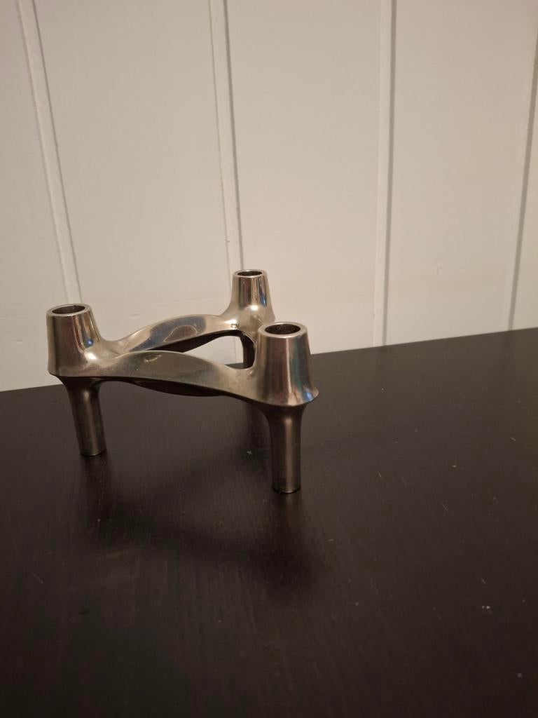 Originele BMF / Nagel Stoff Kandelaar (Vintage), Antiek en Kunst, Ophalen of Verzenden