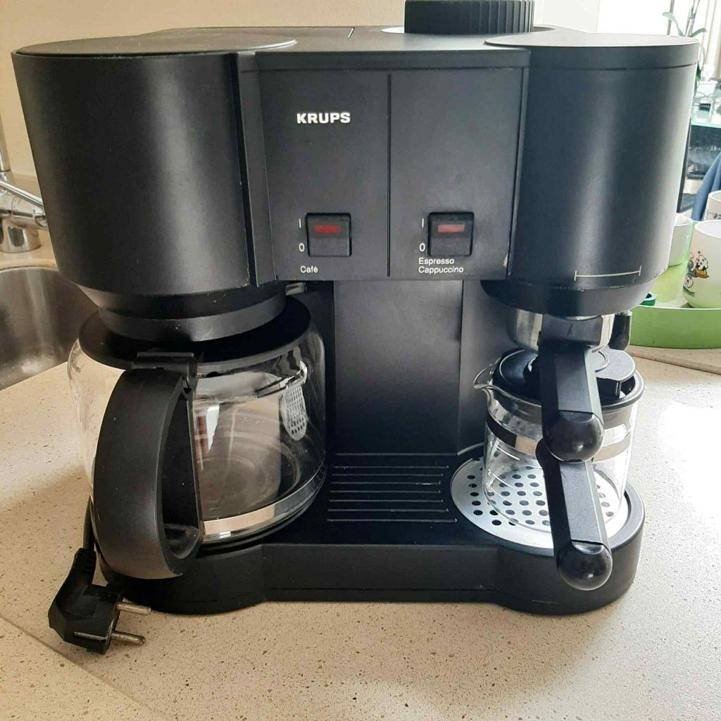 Krups 865 koffie/espresso/cappuccino machine, Electroménager, Pompes à bière, Enlèvement, Utilisé, Krups