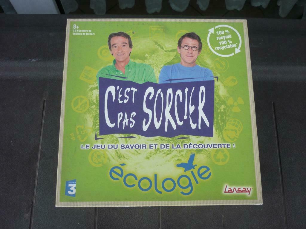 Jeu de société - C'est pas sorcier écologie - Lansay, 1 ou 2 joueurs, Enlèvement ou Envoi, Utilisé, Lansay