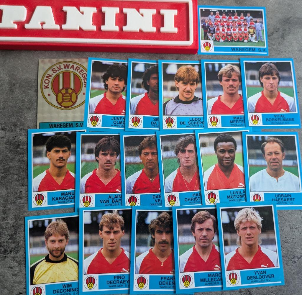 AUTOCOLLANTS PANINI FOOTBALL 87 WAREGEM SV 18 1987, Envoi