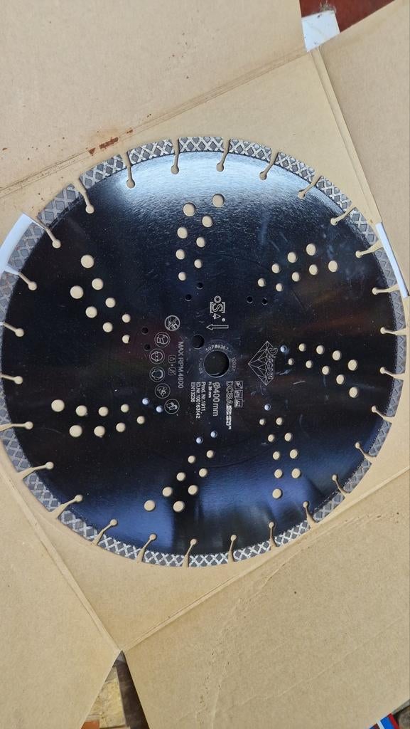Diamantschijf van 400 mm, Doe-het-zelf en Bouw