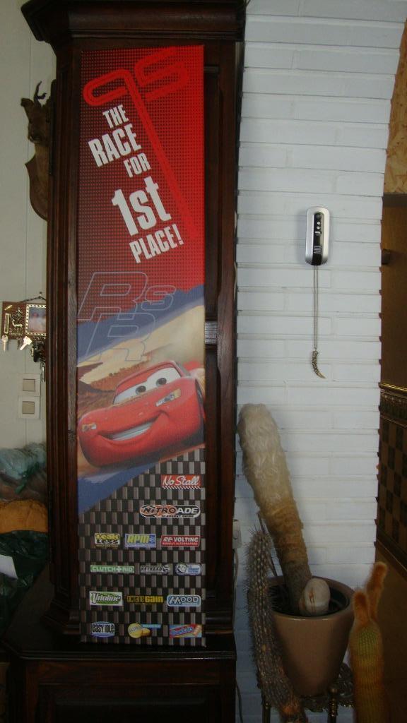 Impression de Cars Disney sur toile, Collections, Enlèvement, Autres personnages, Comme neuf, Autres types