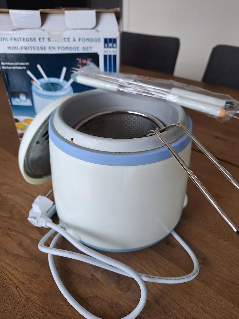 Mini friteuse en fondue set, Electroménager, Moins de 1 litre, Enlèvement, Comme neuf
