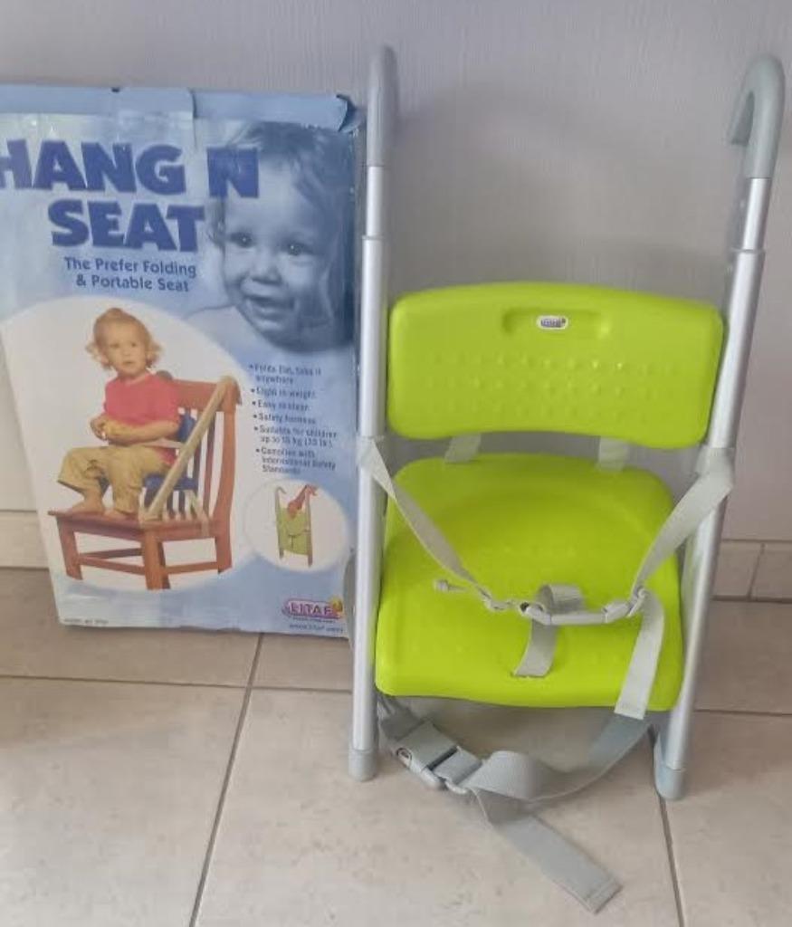 Kinderstoel of verhoogstoel of reisstoeltje, Enfants & Bébés, Enlèvement ou Envoi, Comme neuf, Coulissant