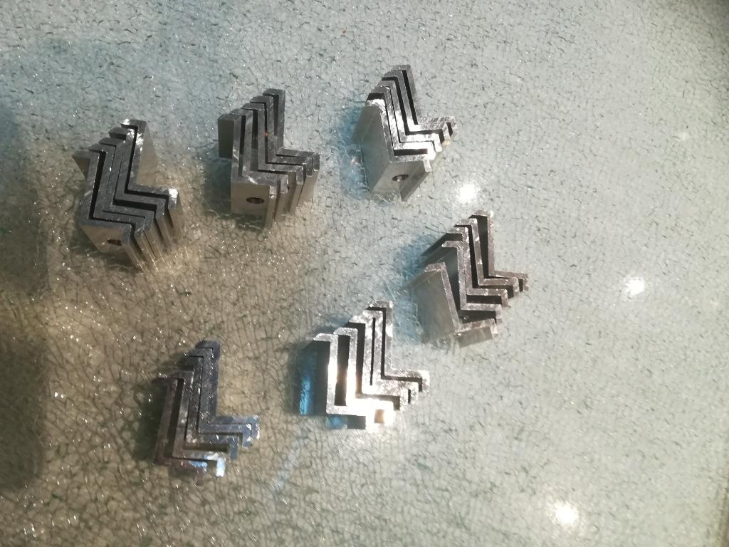 Set eindklem aluminium zonnepanelen 35mm hoogte 30 stuks, Ophalen of Verzenden, Nieuw