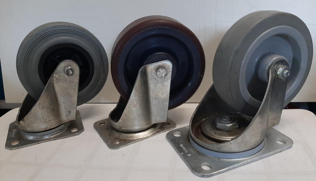 zware transportkar zwenkwielen - 3 types - van elk 1 te koop, Ophalen, Nieuw, Overige typen
