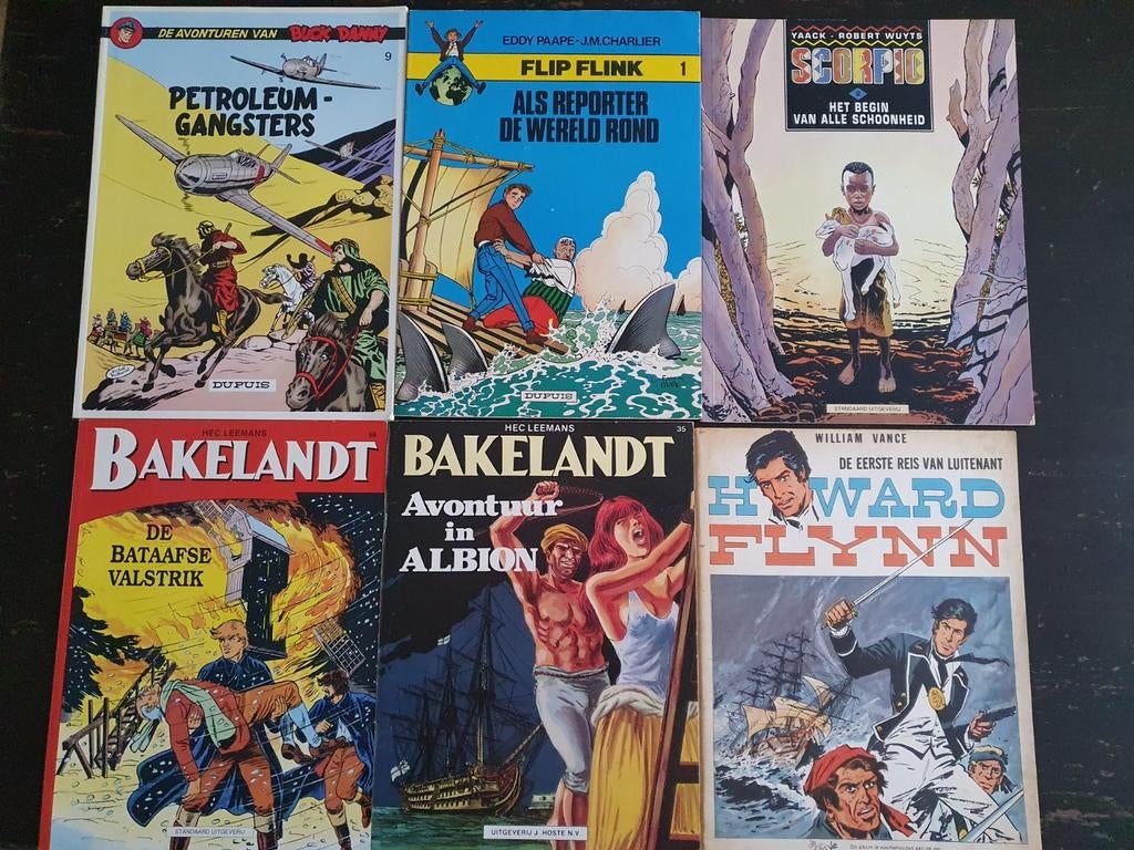 Verschillende strips te koop, Ophalen