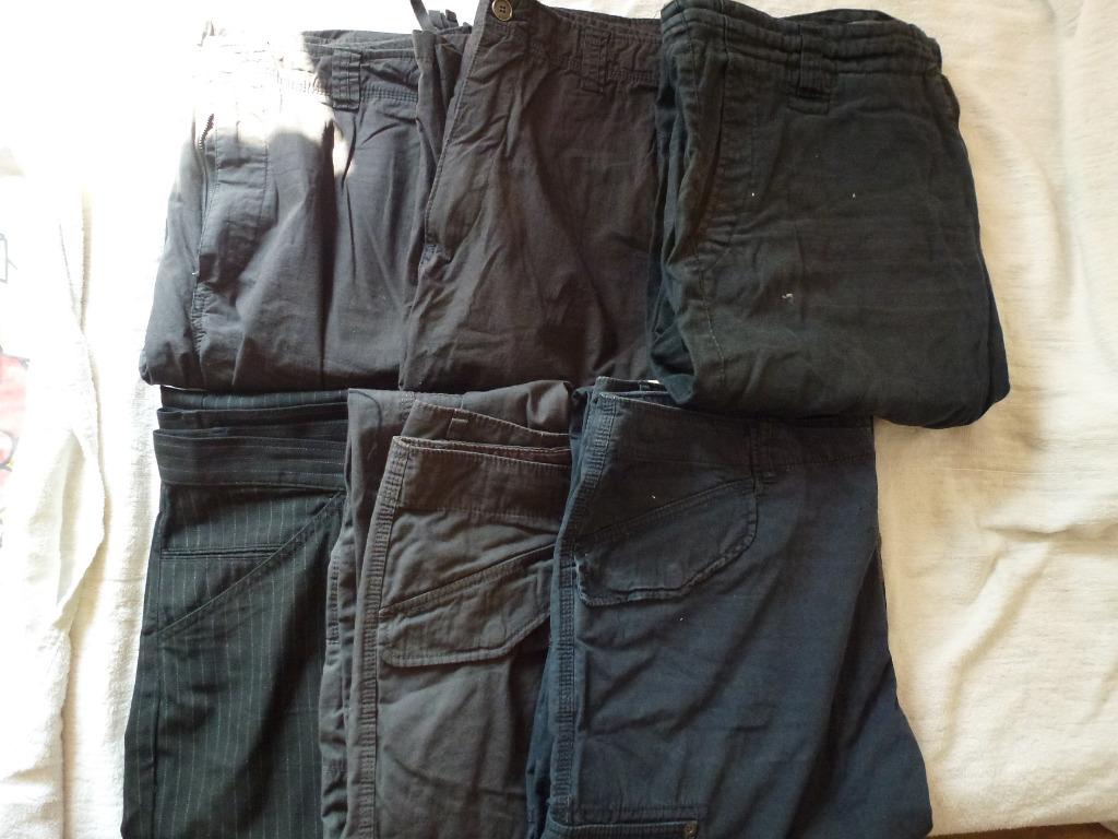 6 Broeken Logg en H&m broeken nieuw Maat 36 en 38, Neuf, Enlèvement ou Envoi, Taille 52/54 (L), Bleu