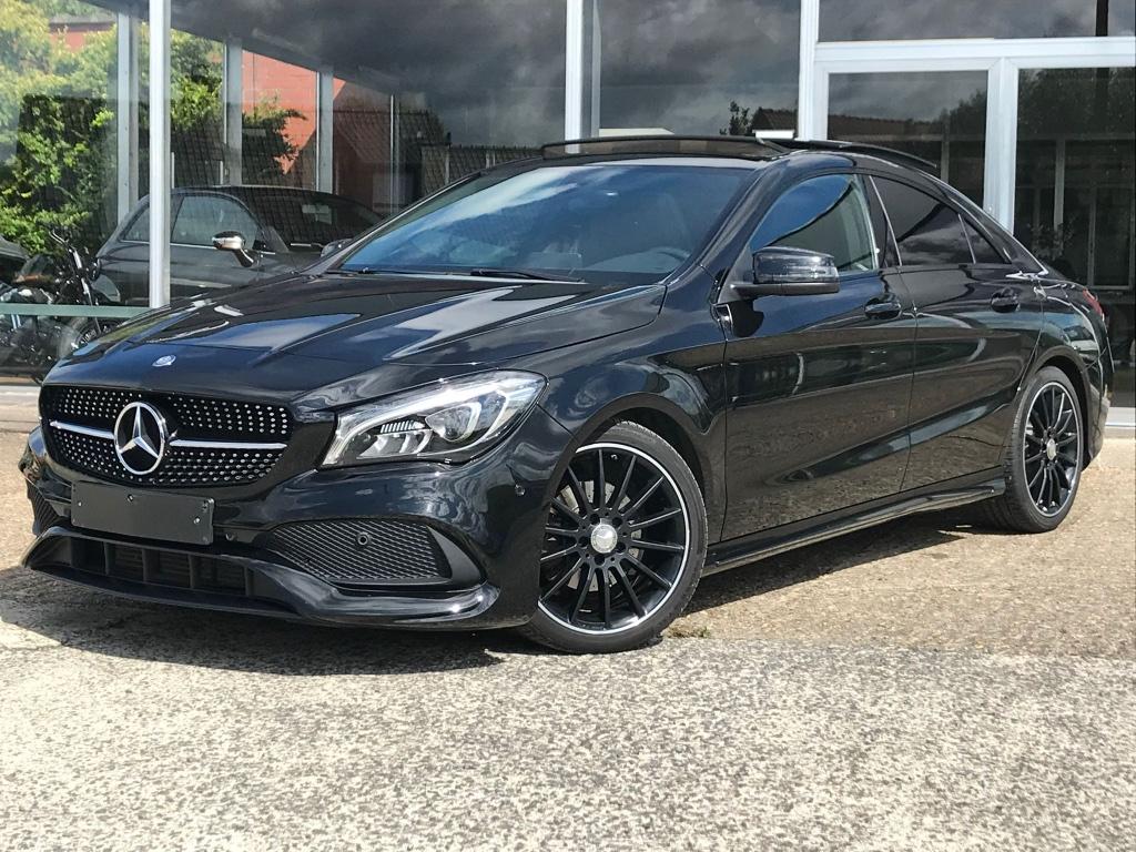 Mercedes CLA 200D AMG, CLA, Zwart, Diesel, Particulier